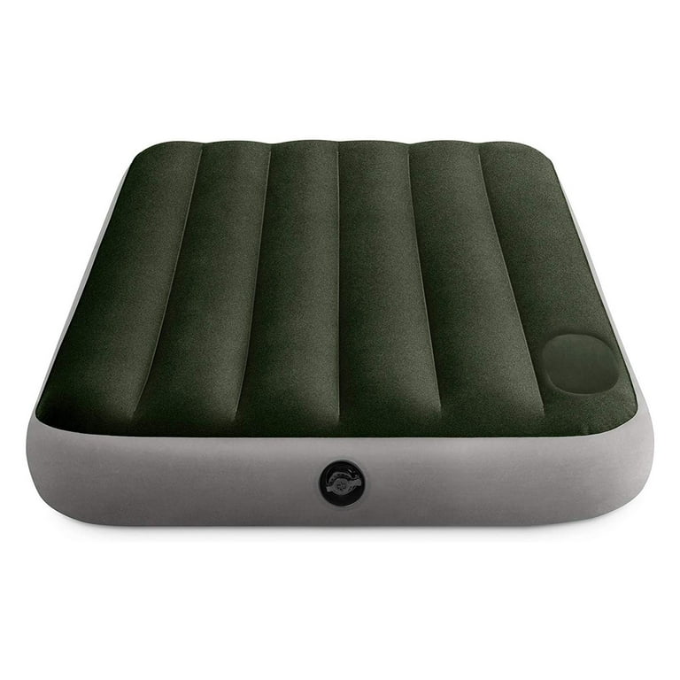 Intex Dura Beam Standard Series Downy Airbed with Built In Foot Pump Full Size