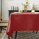thumbnail image 4 of Alfombrilla de mantel impermeable | Lino sintético escandinavo color lino liso | Cubierta de mesa duradera a prueba de aceite | 100x160cm Beige Azul Rojo Café | Protector de comedor resistente a, 4 of 6
