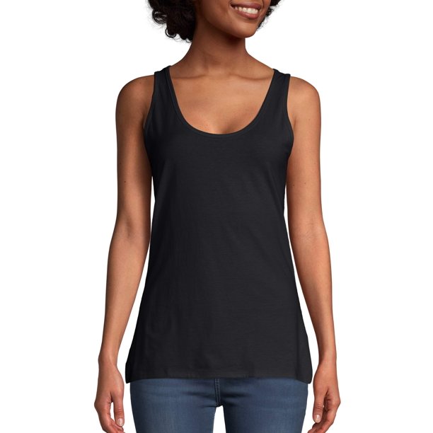 Women's Scoop Neck Tank Eggnog main image 0