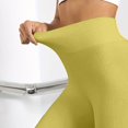 thumbnail image 6 of TGPMGRZ Leggings for Women Scrunch Lifting Gym Seamless Workout Leggings Tummy Control Yoga Pants Yellow Size M, 6 of 7