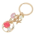 thumbnail image 5 of Unique Bargains 1Pc Fashion Handbag Charms Keychains Bag Accessories Pink ["Seashell Starfish Pearl Dolphin"], 5 of 5