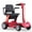 RED, variant on Foldable Mobility Scooter for Seniors and Adults,300 lbs Capacity,24V Lithium Battery & 300W Motor,4 mph Max Speed,Foldable & Free Assembly Travel Mobility Scooter for Seniors,Purple