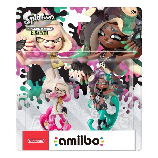 Set amiibo Off the Hook Pearl y Marina Splatoon Nintendo