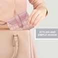thumbnail image 5 of Short purse fashion simple zipper bag stone pattern solid color hand bag card bag buckle coin purse, 5 of 6