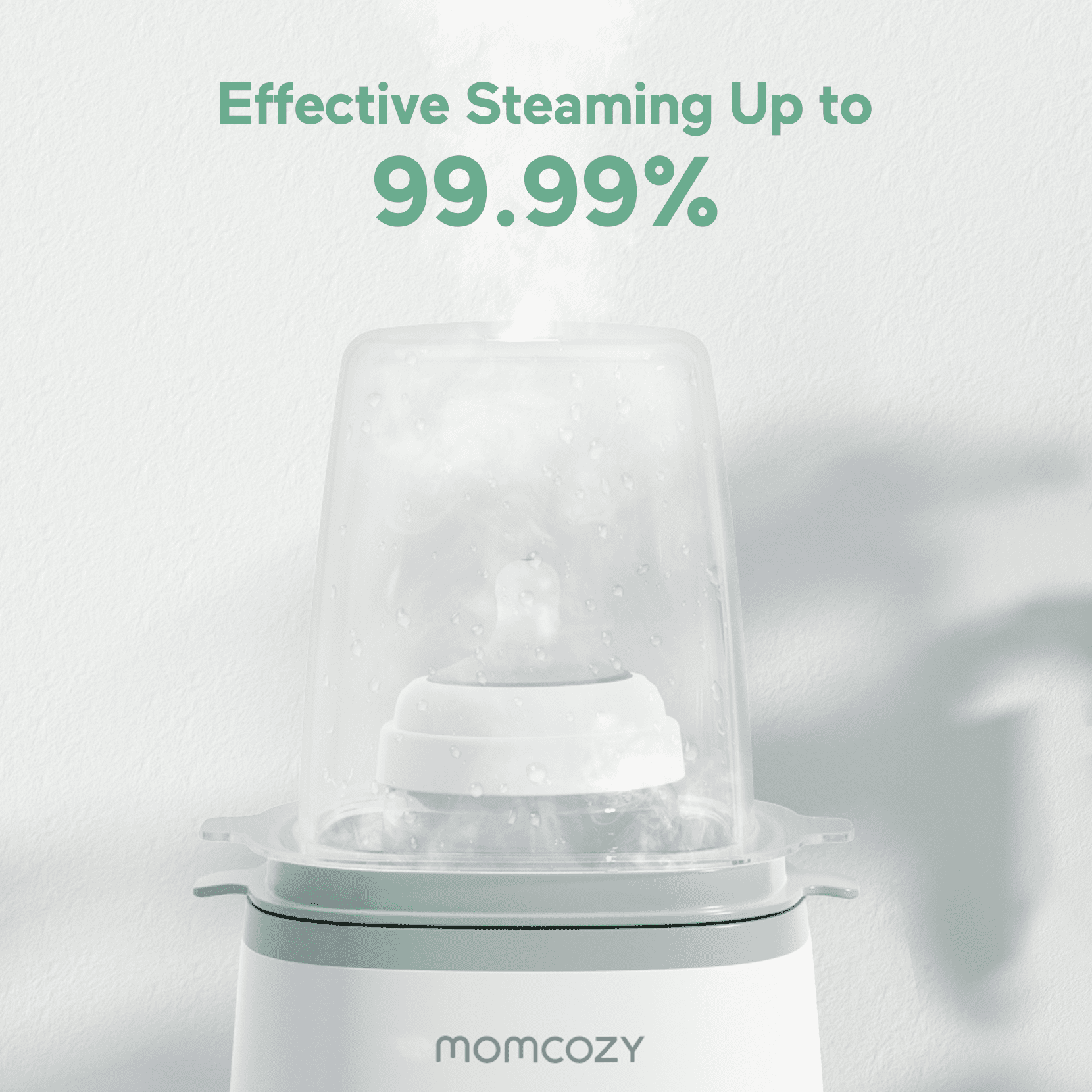 Momcozy Baby Bottle Warmer, 6-in-1 Baby Milk Warmer with Smart Temperature Control, Breastmilk Warmer, Fast Baby Food Heater, Steam Sterilizer