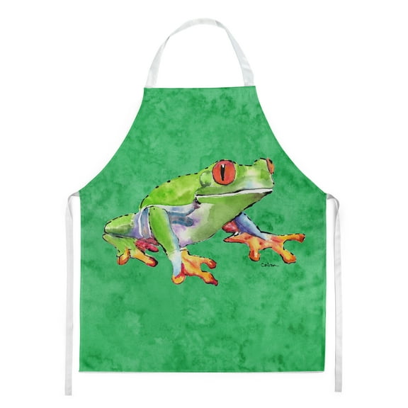 Carolines Treasures 8688APRON Frog Apron Large multicolor