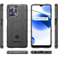 thumbnail image 3 of Durable Sturdy Phone Case for Realme C35, Heavy Duty Shockproof Slim Phone Case Military Grade Rugged Cover for Realme C35 HD Black, 3 of 8