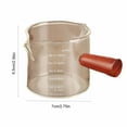 thumbnail image 2 of Pxyqht Borosilicate Glass Measuring Cup, Ergonomic Wooden Handle, Versatile Kitchen Tool, Clear Graduations, Perfect for Liquids and Dry Ingredients, 2 of 7