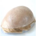 thumbnail image 4 of Mens Wigs Human Hair, Hair Systems for Men, Real Hair Units Poly Skin Hairpieces Scalloped Front #1B50, 4 of 14