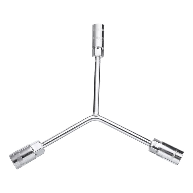 Llave de vaso en forma de Y Uxcell 3 vías 14mm 17mm 19mm brazo largo tipo Y 6 puntos hexagonal interno