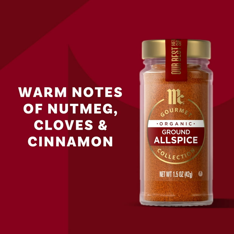 McCormick Gourmet Organic Ground Allspice, 1.5 oz - Original