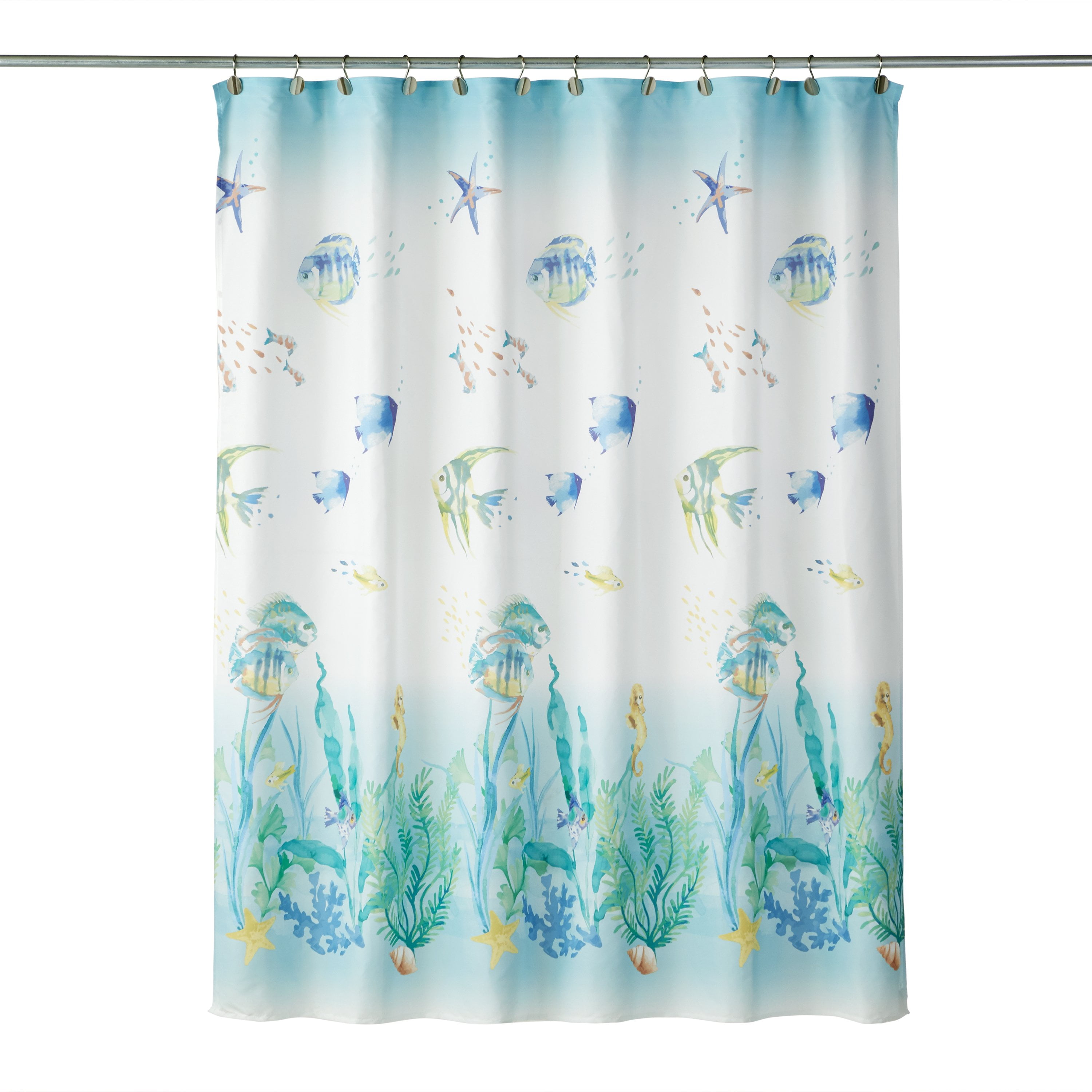 SKL Home Ocean Watercolor Shower Curtain