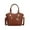 Camel, variant on MKF Collection Lucy Vegan Leather Women's Tote Bag, Trendy Shoulder Purse Handbag by Mia K - Chocolate