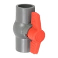 thumbnail image 3 of Válvula de bola de PVC de dos vías, compacta, con manija en T, válvula de cierre de agua, accesorio para tubería de suministro de agua fría, tanque de 9 centímetros, 3 of 8