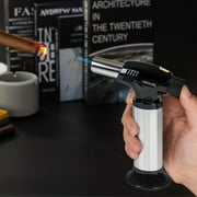 Culinary Butane Torch Lighters Kitchen Blow Torch for Cooking with Safety Lock & Adjustable Flame, Refillable Kitchen Torch & Cooking Torch for Creme Brule & Baking