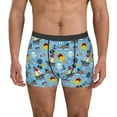 thumbnail image 2 of Bingfone Pirate Marine Animals Men's Underwear - Casual Stretch Boxer Briefs-Small, 2 of 7