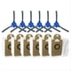 thumbnail image 1 of Para Miwhole M9 Mini Bolsas de Polvo Cepillo Lateral Accesorios de Repuesto para Aspiradora, 1 of 5