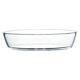 thumbnail image 1 of 1Pc Microwave Glass Plate Baked Tray Food Fruit Glass Plate (White 1600 ml), 1 of 4