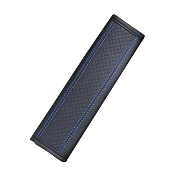 Funda protectora para cinturón de seguridad de coche. Protege los hombros y evita rozaduras durante los viajes. azul negro
