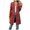 Red, variant on Women's Fashion Leisure Outdoor Autumn and Winter Long Solid Color Long Sleeve Loose Pocket Cardigan Jacket Cardigan Short Open Cardigan M