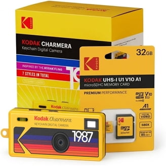 Kodak, Charmera Key Chain Digital Camera, 1.6MP, 32GB Bundle