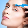 thumbnail image 2 of 21 Pieces Eyebrow Razors Shaver Facial Razor Multipurpose Face Trimmers with Precision Cover for Women Makeup Face Care Tools (Rose Red, Blue, Purple), 2 of 5