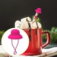 thumbnail image 3 of Skegnu Straw Toppers 10mm Hat Straw Cap - Funny Cute Straw Cap Cover Cup Accessories Straw Covers For Valentine's Gift To Boy Girl for Party 50% Off Clear!, 3 of 4