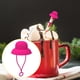 thumbnail image 3 of Divertidos Cubrepajitas con Sombreros para Vasos de 30 a 40 Oz (10 Mm), Bonitos Accesorios para Bebidas Como Regalo de San Valentín para Niños y Niñas., 3 of 4