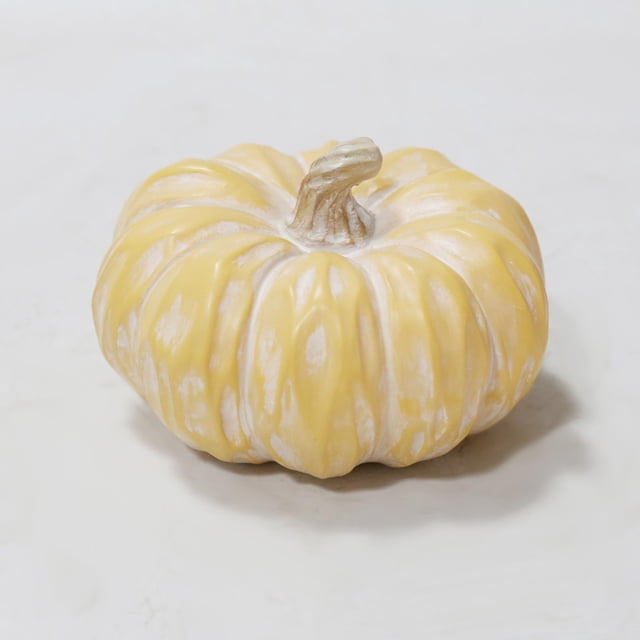 Cabazas artificiales, resina de artesanal, decoraciones de cabaza rústicas istas para accesorios de fotografía , exhibición Amarillo Colco Decoraciones de calabaza