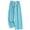 #269-Blue, variant on Women's Checkered Wide Leg Pants - Casual Elastic Waist Trousers with Cloud Cotton Fabric for Comfort