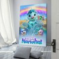 thumbnail image 3 of No Del Todo Narval Cuadro decorativo colgante - Arte de pared - Póster enmarcado - Decoración de pared - Regalos para familia, amigos y aficionados 20*30 cm, 3 of 6
