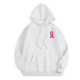 thumbnail image 5 of Hoodies for women Breast Cancer Awareness Long Sleeve Pink Ribbon Graphic Hooded Sweatshirts with Pockets Casual Comfy Pullover Fall Tops 2025, 5 of 6