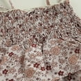 thumbnail image 4 of Family Matching Outfits Sister Romper Dress Brother Shirt Cute Floral Print Set, 4 of 6