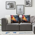 thumbnail image 3 of COMIO Rooster Dog Art Pillow Case 2-Pack Short Plush Pillowcase (Universal 1) White, 3 of 6
