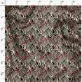 thumbnail image 5 of Soimoi Minky Black Fabric By the Yard - 56 Inch Wide - Animal Skin Fabric - Fierce and Exotic Textile for Fashion and Home Printed Fabric, 5 of 6