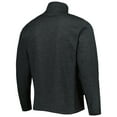 thumbnail image 3 of Men's Antigua Heathered Black Vegas Golden Knights Course Quarter-Zip Jacket, 3 of 4