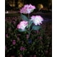 thumbnail image 1 of Lámpara solar de jardín LED decorativa para exteriores, luz solar con forma de flor, 1 of 3
