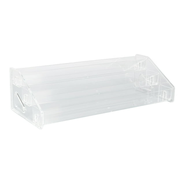Eyeshadow Palette Organizer, Clear 3 Tier Perfume Display Tiered Storage Versatile Eyeshadow Lipstick Organizer for Cosmetics