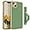 RN249-Matcha Green, variant on iPhone 13 Case, Phone Case iPhone 13, Slim Fit Soft TPU with Adjustable Wristband Kickstand Scratch Resistant Shockproof Protective Phone Cover for Apple iPhone 13 6.1 Inch 2021, Black Golden