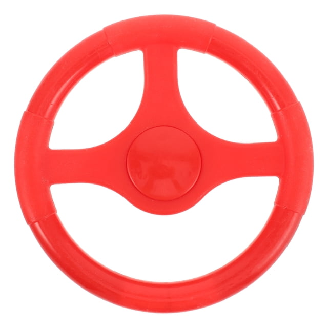 WRITWAA Red Plastic Steering Wheel for Bumper Car Motor Skill Development