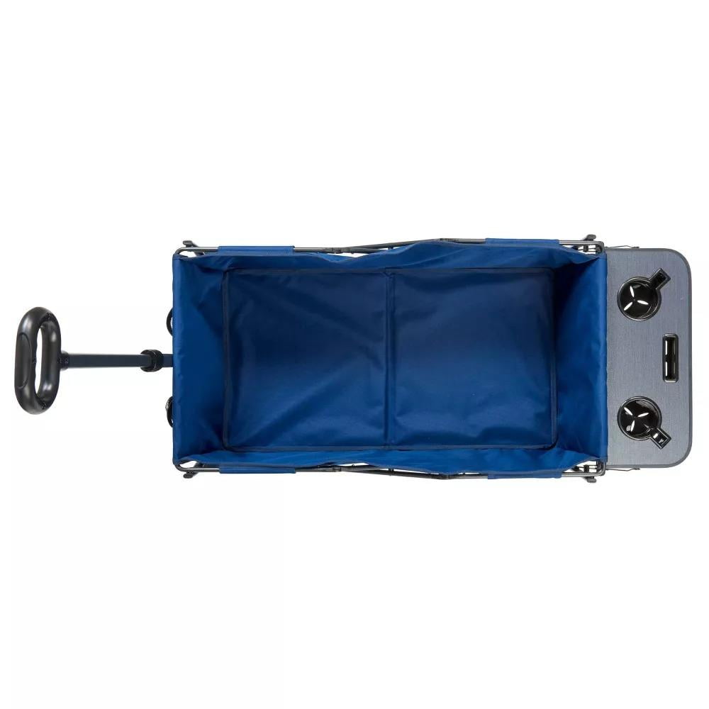 Sierra Designs Deluxe Collapsible Wagon, Durable Steel Frame Can Hold up to 180 Pounds