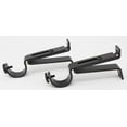 thumbnail image 2 of Urbanest Adjustable Rod Bracket, 7/8"-1 1/8" Rod, Black, Set of 2, 2 of 2
