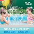 thumbnail image 5 of Grip A Pool Inflatable Kiddie Pool 65"x39"x10" Age 2+, Toddler Ball Pit, Adult Backyard Tanning Pool - Summer Blue, 5 of 8