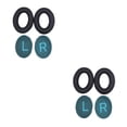 thumbnail image 2 of Cateissary Almohadillas para los oídos, 2 uds., auriculares con cancelación de ruido, reemplazo de auriculares de cuero para auriculares QC25, Azul negro 2Conjunto, 2 of 6