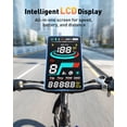thumbnail image 5 of Actbest Core 2.0 26" Electric Bike for Adults, 500W Motor, 48V 10.4Ah, 500Wh Removable Battery, Cadence Sensor, Front Suspension,Lightweight Ebike, 7-Speed, Cruiser Ebike for Woman, 5 of 6
