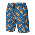 thumbnail image 4 of Vsdgher Hot Dog 1 Men's Beach Shorts, Surfing shorts, Swim trunks, Quick Dry Swim Trunks for Surfing Beach Fun -XX-Large, 4 of 6
