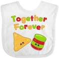 thumbnail image 3 of Inktastic Together Forever Chips and Salsa Boys or Girls Baby Bib, 3 of 4