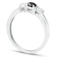 thumbnail image 3 of Pompeii 1/2ct Black & White Diamond 3-Stone Engagement Ring 10K White Gold (G/H,I2), 3 of 4