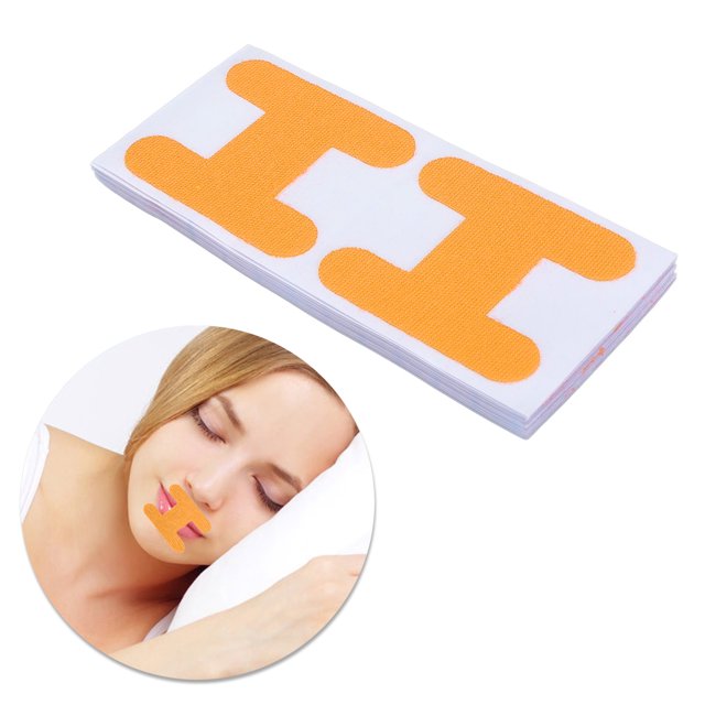 Cinta Bucal Para Dormir De 80 Unidades, Cinta Para Dormir En Forma De I, Cinta Para Respirar Y Roncar Para Dormir