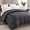 Grey Comforter-King Comforter, variant on Kingforter All Season Down Alternative Dusty Pink Duvetert | 2100 Series Breathable Soft 4d Spiral Fiber Lightweight Quiltedforte